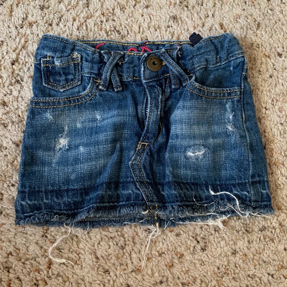Denim Mini Skirt